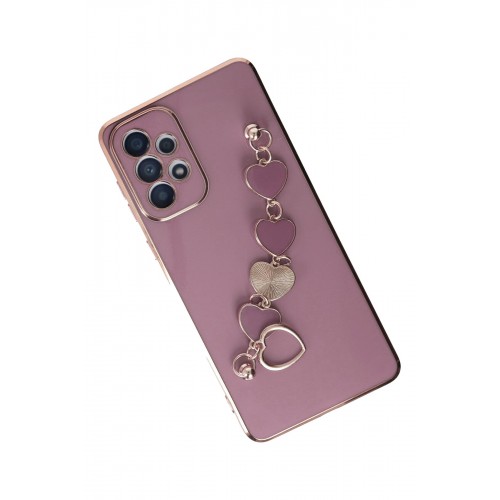 Newface Samsung Galaxy A33 5G Kılıf Esila Silikon - Mor Newface Samsung Galaxy A33 5G Kılıf Esila Silikon - Mor
