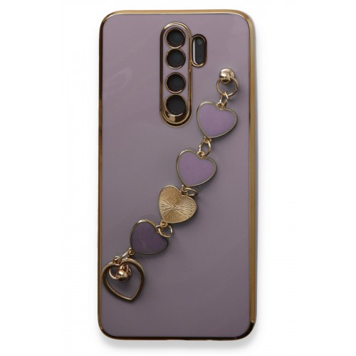 Newface Xiaomi Redmi Note 8 Pro Kılıf Esila Silikon - Mor Newface Xiaomi Redmi Note 8 Pro Kılıf Esila Silikon - Mor