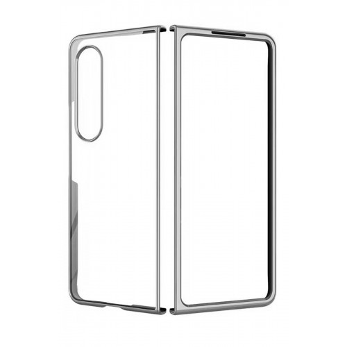Newface Samsung Galaxy Z Fold 4 Kılıf Fold Element Kapak - Gümüş Newface Samsung Galaxy Z Fold 4 Kılıf Fold Element Kapak - Gümüş