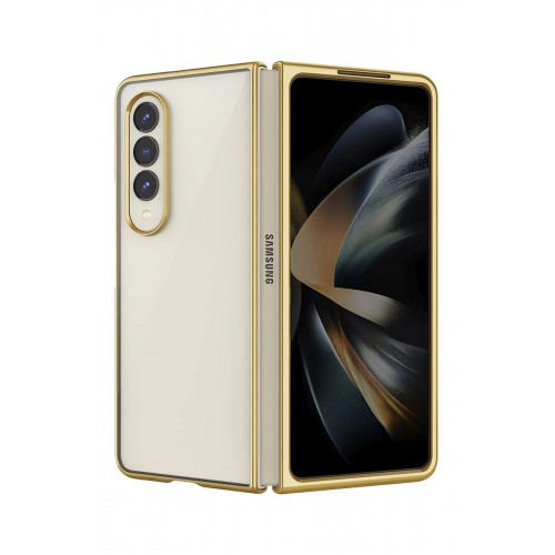 Newface Samsung Galaxy Z Fold 4 Kılıf Fold Element Kapak - Gold Newface Samsung Galaxy Z Fold 4 Kılıf Fold Element Kapak - Gold