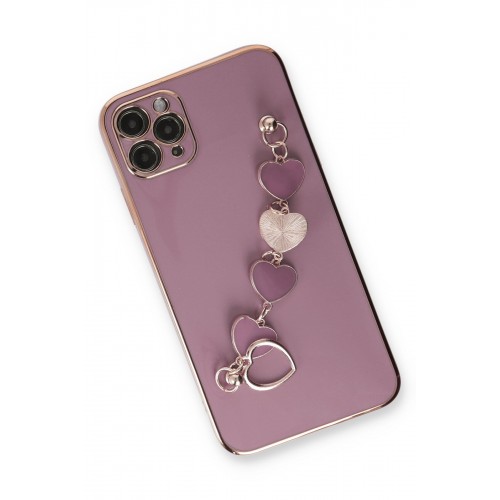 Newface iPhone 11 Pro Max Kılıf Esila Silikon - Mor Newface iPhone 11 Pro Max Kılıf Esila Silikon - Mor