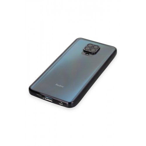 Newface Xiaomi Redmi Note 9 Pro Kılıf Razer Lensli Silikon - Siyah Newface Xiaomi Redmi Note 9 Pro Kılıf Razer Lensli Silikon - Siyah