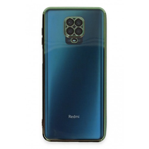 Newface Xiaomi Redmi Note 9 Pro Kılıf Razer Lensli Silikon - Yeşil Newface Xiaomi Redmi Note 9 Pro Kılıf Razer Lensli Silikon - Yeşil