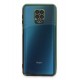 Newface Xiaomi Redmi Note 9 Pro Kılıf Razer Lensli Silikon - Yeşil