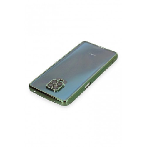 Newface Xiaomi Redmi Note 9 Pro Kılıf Razer Lensli Silikon - Yeşil Newface Xiaomi Redmi Note 9 Pro Kılıf Razer Lensli Silikon - Yeşil