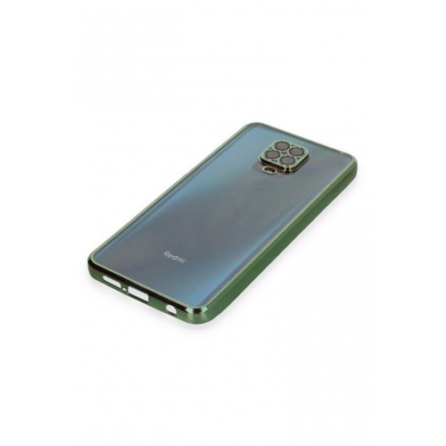 Newface Xiaomi Redmi Note 9 Pro Kılıf Razer Lensli Silikon - Yeşil Newface Xiaomi Redmi Note 9 Pro Kılıf Razer Lensli Silikon - Yeşil