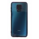Newface Xiaomi Redmi Note 9 Pro Kılıf Razer Lensli Silikon - Mor