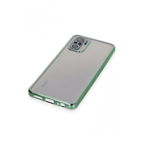 Newface Xiaomi Redmi Note 10 Kılıf Razer Lensli Silikon - Yeşil Newface Xiaomi Redmi Note 10 Kılıf Razer Lensli Silikon - Yeşil
