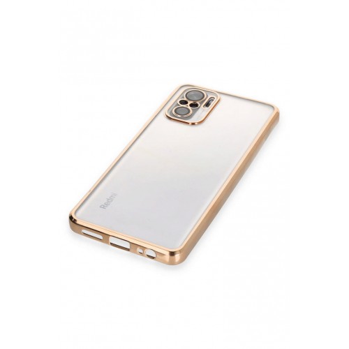 Newface Xiaomi Redmi Note 10S Kılıf Razer Lensli Silikon - Gold Newface Xiaomi Redmi Note 10S Kılıf Razer Lensli Silikon - Gold