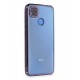 Newface Xiaomi Redmi 9C Kılıf Razer Lensli Silikon - Mor