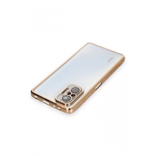 Newface Xiaomi Redmi Note 10 Pro Kılıf Razer Lensli Silikon - Gold Newface Xiaomi Redmi Note 10 Pro Kılıf Razer Lensli Silikon - Gold