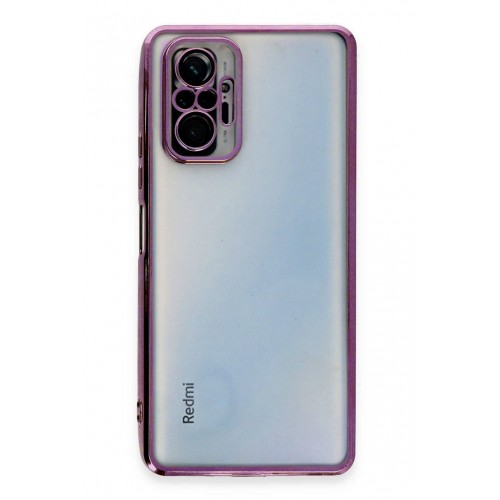 Newface Xiaomi Redmi Note 10 Pro Kılıf Razer Lensli Silikon - Mor Newface Xiaomi Redmi Note 10 Pro Kılıf Razer Lensli Silikon - Mor