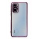 Newface Xiaomi Redmi Note 10 Pro Kılıf Razer Lensli Silikon - Mor