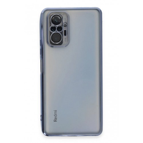 Newface Xiaomi Redmi Note 10 Pro Kılıf Razer Lensli Silikon - Açık Mavi Newface Xiaomi Redmi Note 10 Pro Kılıf Razer Lensli Silikon - Açık Mavi
