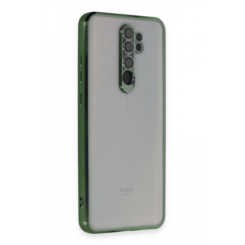 Newface Xiaomi Redmi Note 8 Pro Kılıf Razer Lensli Silikon - Yeşil Newface Xiaomi Redmi Note 8 Pro Kılıf Razer Lensli Silikon - Yeşil