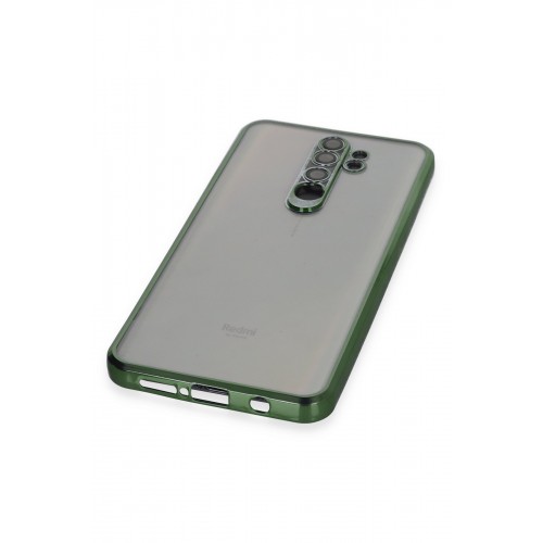 Newface Xiaomi Redmi Note 8 Pro Kılıf Razer Lensli Silikon - Yeşil Newface Xiaomi Redmi Note 8 Pro Kılıf Razer Lensli Silikon - Yeşil