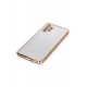 Newface Samsung Galaxy A32 Kılıf Razer Lensli Silikon - Gold