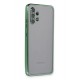 Newface Samsung Galaxy A32 Kılıf Razer Lensli Silikon - Yeşil
