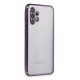 Newface Samsung Galaxy A32 Kılıf Razer Lensli Silikon - Mor