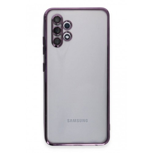 Newface Samsung Galaxy A32 Kılıf Razer Lensli Silikon - Mor Newface Samsung Galaxy A32 Kılıf Razer Lensli Silikon - Mor