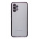Newface Samsung Galaxy A32 Kılıf Razer Lensli Silikon - Mor