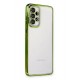 Newface Samsung Galaxy A33 5G Kılıf Razer Lensli Silikon - Yeşil