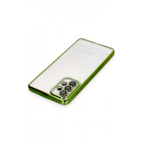 Newface Samsung Galaxy A73 5G Kılıf Razer Lensli Silikon - Yeşil Newface Samsung Galaxy A73 5G Kılıf Razer Lensli Silikon - Yeşil