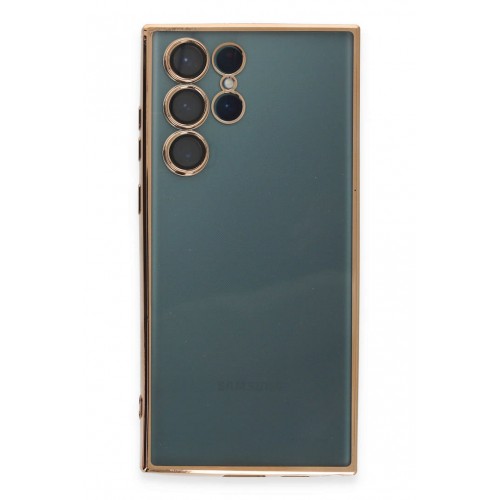 Newface Samsung Galaxy S22 Ultra Kılıf Razer Lensli Silikon - Gold Newface Samsung Galaxy S22 Ultra Kılıf Razer Lensli Silikon - Gold