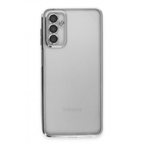 Newface Samsung Galaxy M23 Kılıf Razer Lensli Silikon - Gümüş Newface Samsung Galaxy M23 Kılıf Razer Lensli Silikon - Gümüş
