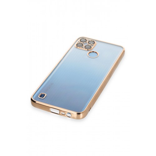 Newface Realme C21Y Kılıf Razer Lensli Silikon - Gold Newface Realme C21Y Kılıf Razer Lensli Silikon - Gold