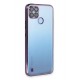 Newface Realme C21Y Kılıf Razer Lensli Silikon - Mor