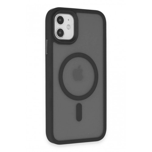 Newface iPhone 11 Kılıf Trex Magneticsafe Kapak - Siyah Newface iPhone 11 Kılıf Trex Magneticsafe Kapak - Siyah
