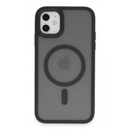 Newface iPhone 11 Kılıf Trex Magneticsafe Kapak - Siyah Newface iPhone 11 Kılıf Trex Magneticsafe Kapak - Siyah