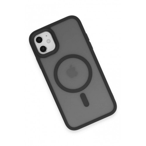 Newface iPhone 11 Kılıf Trex Magneticsafe Kapak - Siyah Newface iPhone 11 Kılıf Trex Magneticsafe Kapak - Siyah