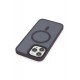 Newface iPhone 14 Pro Kılıf Trex Magneticsafe Kapak - Derin Mor