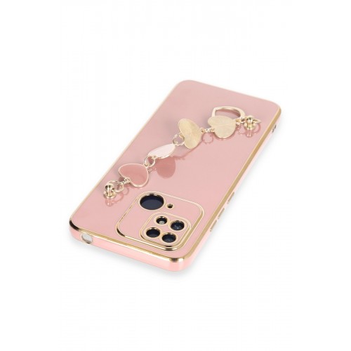 Newface Xiaomi Redmi 10C Kılıf Esila Silikon - Pudra Newface Xiaomi Redmi 10C Kılıf Esila Silikon - Pudra