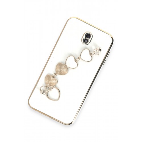 Newface Samsung Galaxy J7 Pro / J730 Kılıf Esila Silikon - Beyaz Newface Samsung Galaxy J7 Pro / J730 Kılıf Esila Silikon - Beyaz