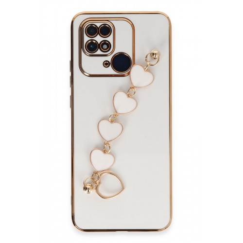 Newface Xiaomi Poco C40 Kılıf Esila Silikon - Beyaz Newface Xiaomi Poco C40 Kılıf Esila Silikon - Beyaz