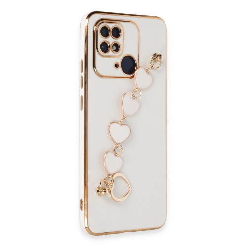 Newface Xiaomi Poco C40 Kılıf Esila Silikon - Beyaz Newface Xiaomi Poco C40 Kılıf Esila Silikon - Beyaz
