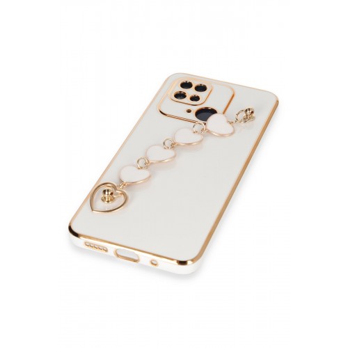 Newface Xiaomi Poco C40 Kılıf Esila Silikon - Beyaz Newface Xiaomi Poco C40 Kılıf Esila Silikon - Beyaz