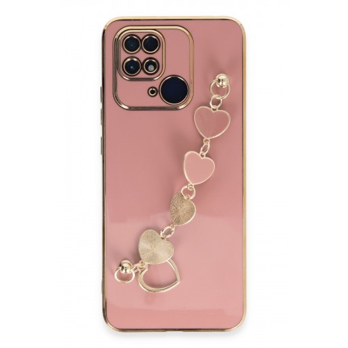Newface Xiaomi Poco C40 Kılıf Esila Silikon - Pudra Newface Xiaomi Poco C40 Kılıf Esila Silikon - Pudra