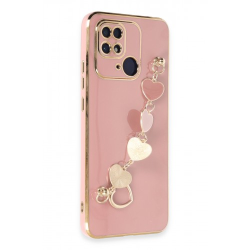 Newface Xiaomi Poco C40 Kılıf Esila Silikon - Pudra Newface Xiaomi Poco C40 Kılıf Esila Silikon - Pudra