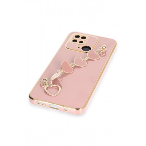 Newface Xiaomi Poco C40 Kılıf Esila Silikon - Pudra Newface Xiaomi Poco C40 Kılıf Esila Silikon - Pudra