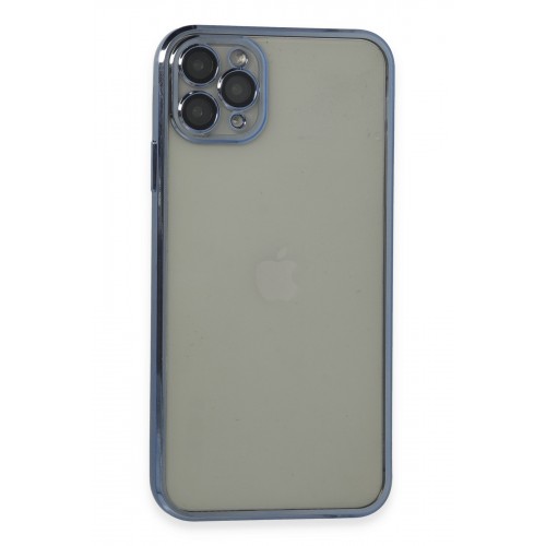 Newface iPhone 11 Pro Max Kılıf Razer Lensli Silikon - Açık Mavi Newface iPhone 11 Pro Max Kılıf Razer Lensli Silikon - Açık Mavi