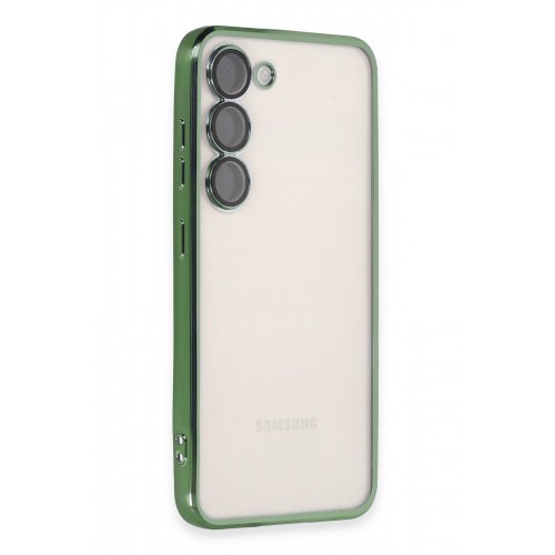Newface Samsung Galaxy S23 Plus Kılıf Razer Lensli Silikon - Yeşil Newface Samsung Galaxy S23 Plus Kılıf Razer Lensli Silikon - Yeşil