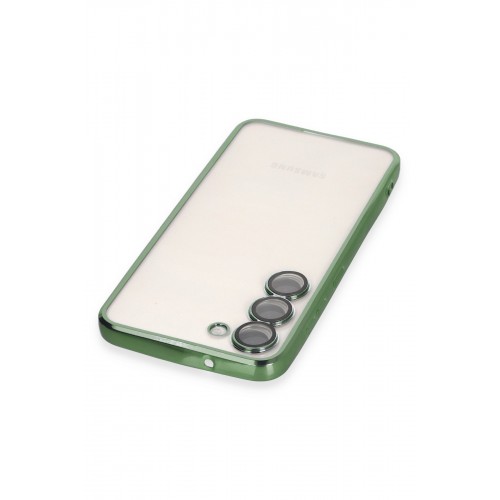 Newface Samsung Galaxy S23 Plus Kılıf Razer Lensli Silikon - Yeşil Newface Samsung Galaxy S23 Plus Kılıf Razer Lensli Silikon - Yeşil