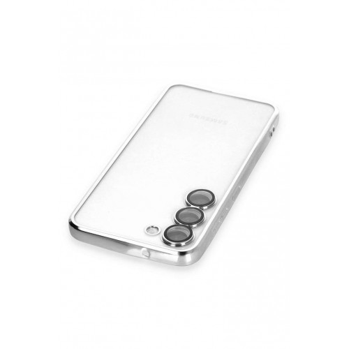 Newface Samsung Galaxy S23 Plus Kılıf Razer Lensli Silikon - Gümüş Newface Samsung Galaxy S23 Plus Kılıf Razer Lensli Silikon - Gümüş