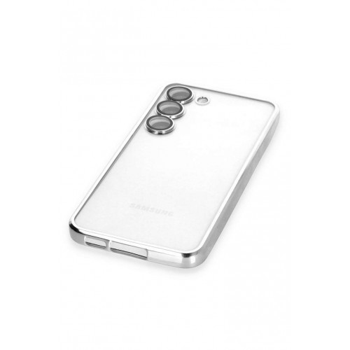 Newface Samsung Galaxy S23 Plus Kılıf Razer Lensli Silikon - Gümüş Newface Samsung Galaxy S23 Plus Kılıf Razer Lensli Silikon - Gümüş