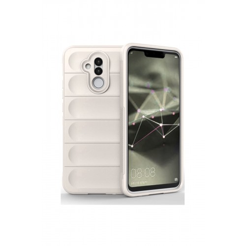 Newface Huawei Mate 20 Lite Kılıf Optimum Silikon - Krem