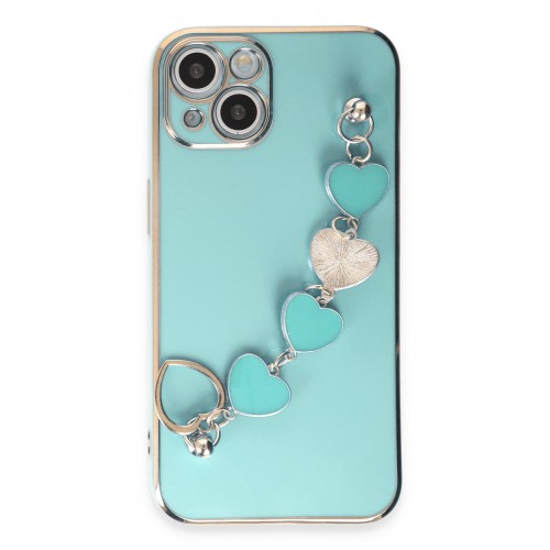 Newface iPhone 13 Kılıf Esila Silikon - Su Yeşili Newface iPhone 13 Kılıf Esila Silikon - Su Yeşili